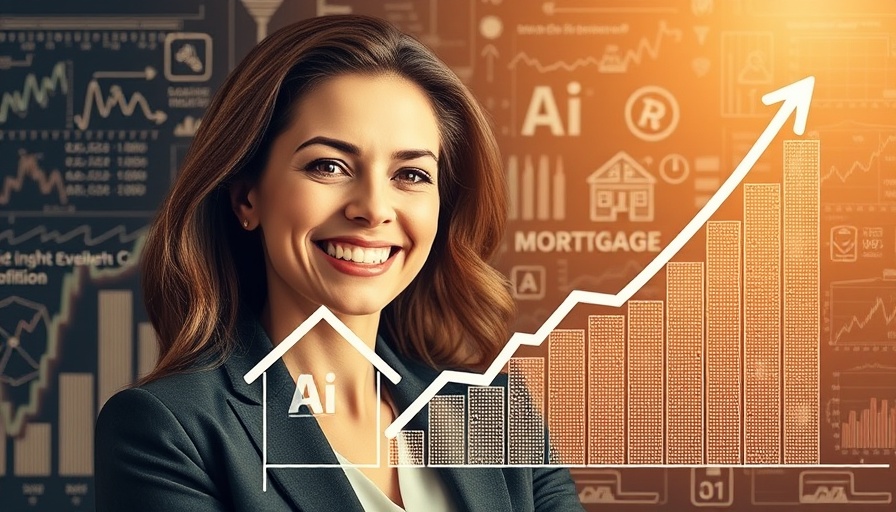 Collage depicting reverse mortgage demand growth with symbols.