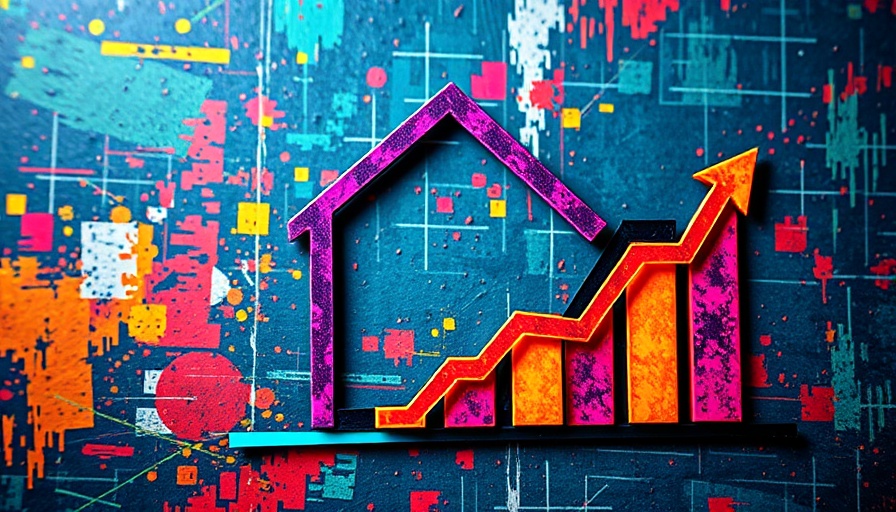 Abstract representation of real estate market recovery insights with arrows.