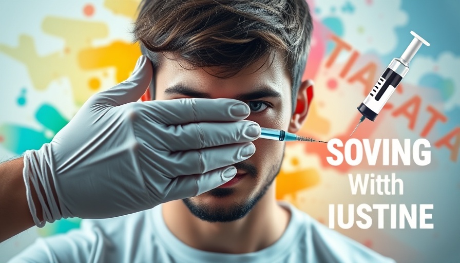 Young man receiving injection, advice to beat pain at dermatology visit.