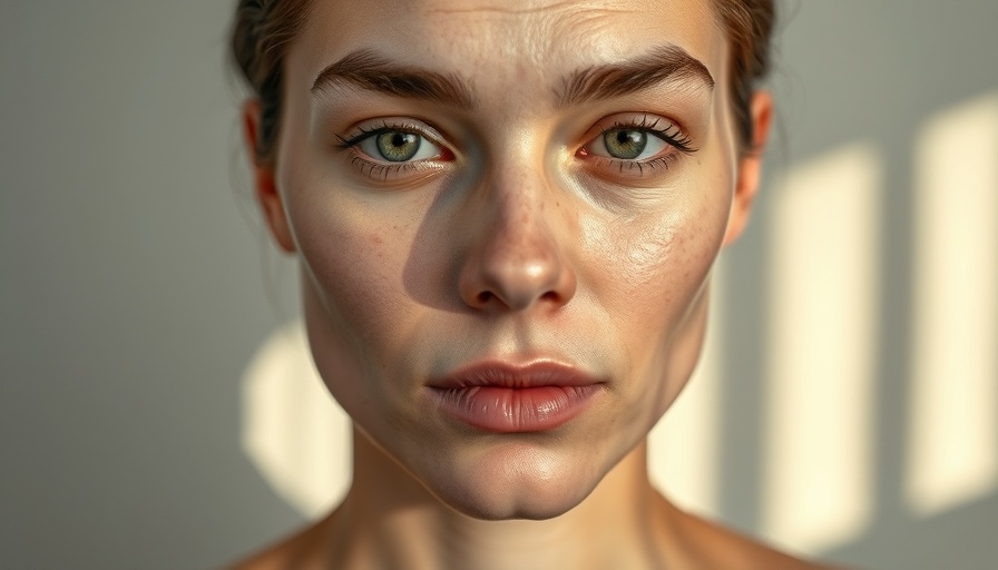 Phenol peel skincare treatment on face showing results.