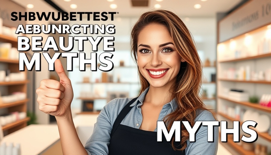 Medical Grade Skincare myths debunked in a modern skincare store.
