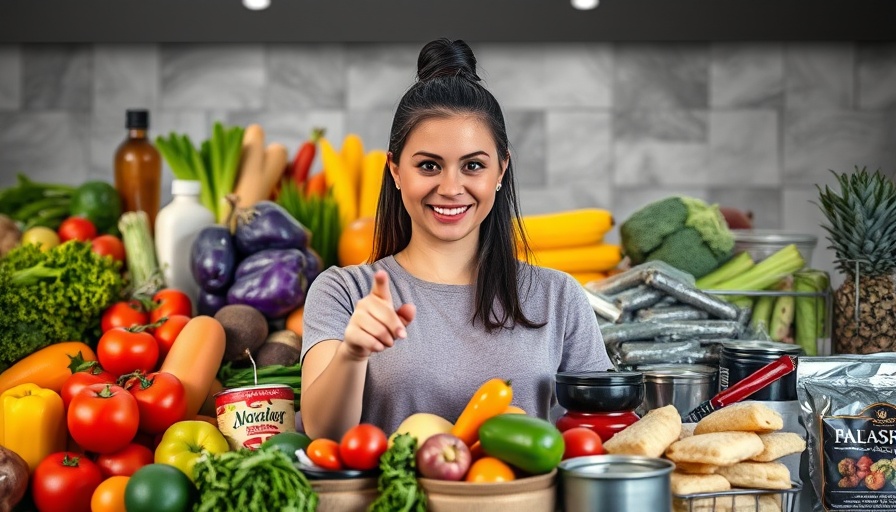 Midlife skin and hair supplements diet comparison with fresh and processed food.