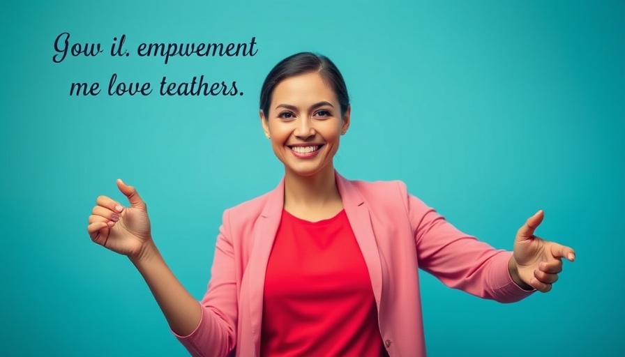 Unbreakable confidence in a passionate speaker promoting empowerment.