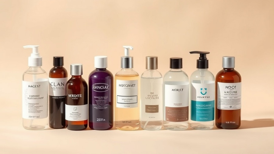 Stylish toner bottles for every skin type, elegant packaging.