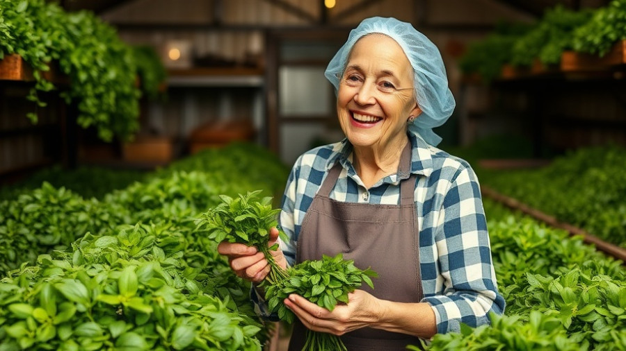 Herbal remedies Gig Harbor: Woman harvesting St. John's Wort.