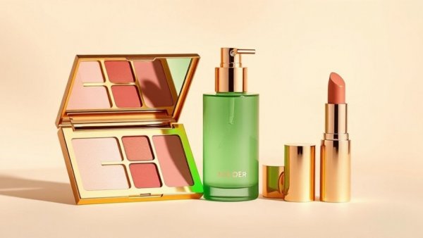 Luxury beauty products for a gift guide for women in their 40s.