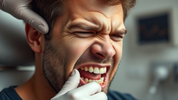 Young man receiving back pain treatment in clinic.