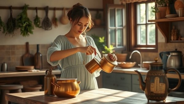 Herbal remedies preparation in Gig Harbor, cozy kitchen setup