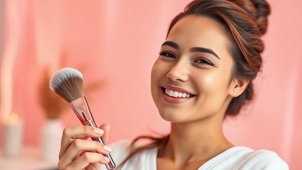 Smiling esthetician in spa setting for holistic spa treatments.
