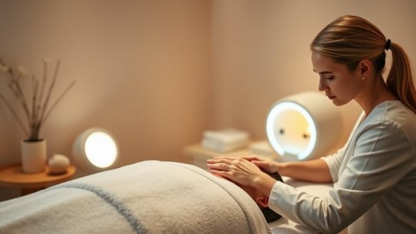 Endospheres Evolution therapy session in a spa setting.