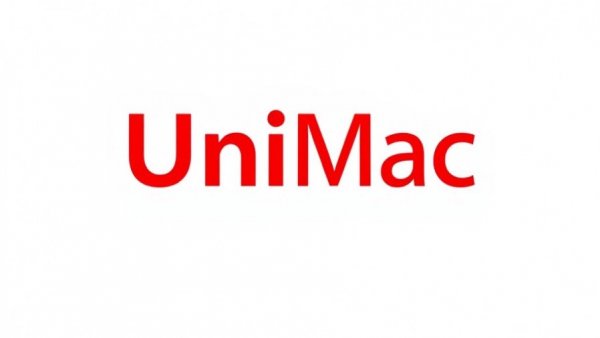 UniMac logo in bold red text on white background.