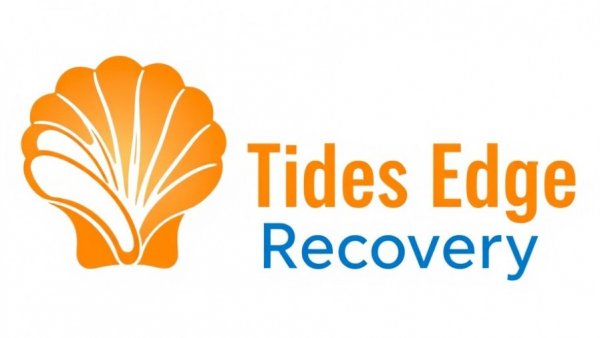 Tides Edge Recovery logo with conch shell.
