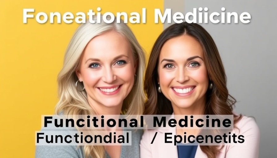 Podcast cover on functional medicine and epigenetics, featuring two women.