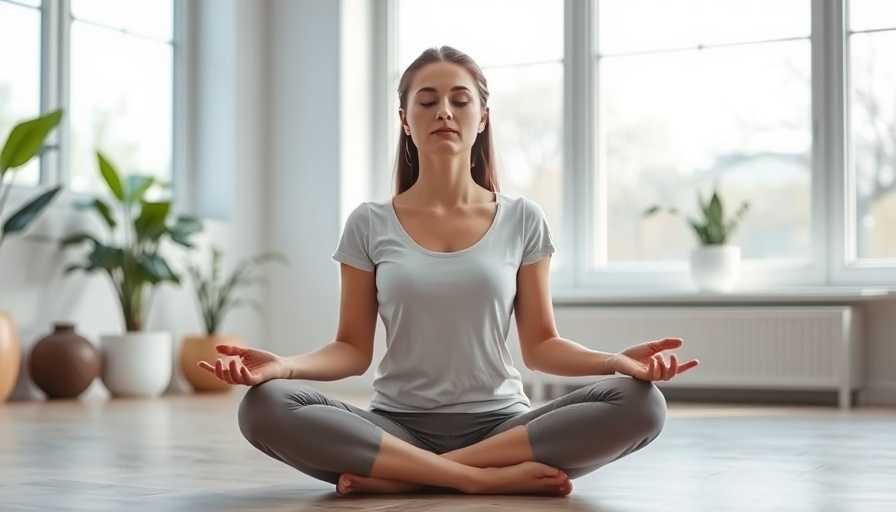 Meditation for balancing the nervous system in a serene room.