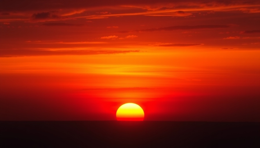Stop Skin Aging This Summer With Zinc under a vibrant orange sunset.