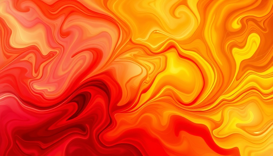 Vibrant abstract image symbolizing vitality and energy