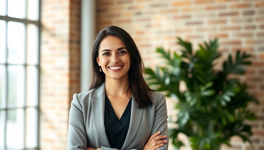 Confident functional medicine doctor smiling in a bright office.