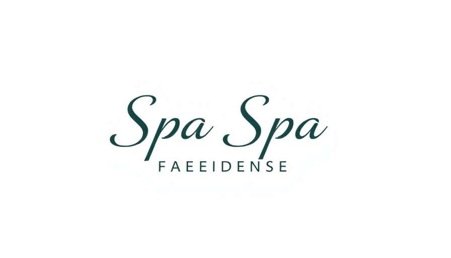 Minimalist spa logo, emphasizing barrier health for skin care.