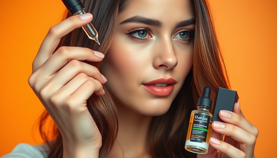 Neutrogena Collagen Bank Vitamin C Serum discussed by woman with hair tool.