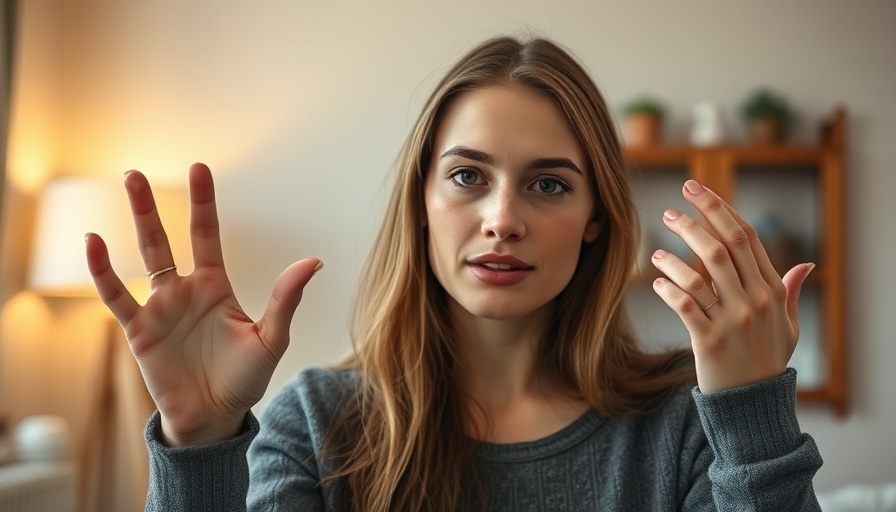 Woman in medspa context in Gig Harbor discussing skin irritation.