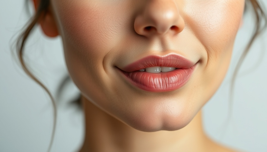 Close-up showing vibrant skin quality after weight loss.