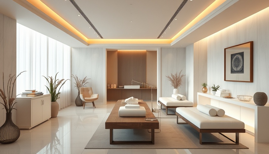 Tranquil medspa interior in Gig Harbor with calming atmosphere.