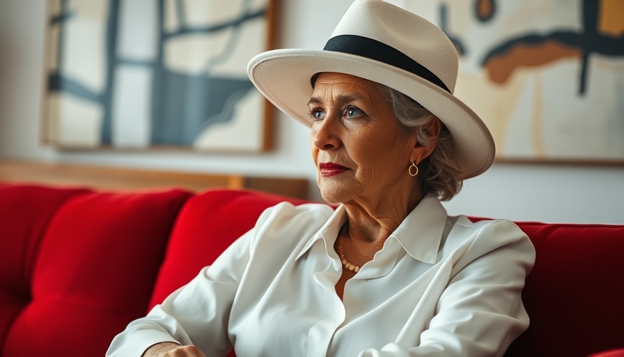 Mature woman discussing ways to use money to make a difference.