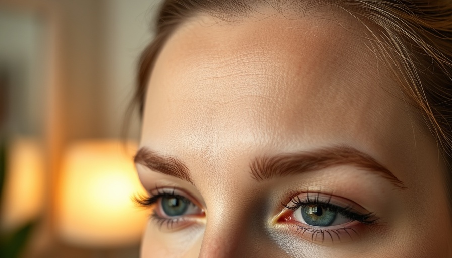 Close-up of skincare focus for closed comedones treatment.