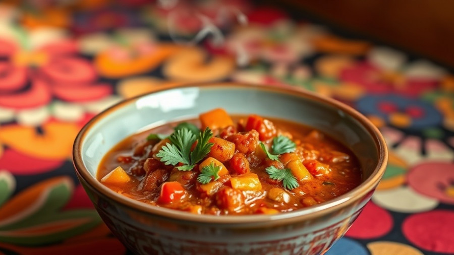 Delicious chili in a bowl at Orange Beach Chili Cook-Off.