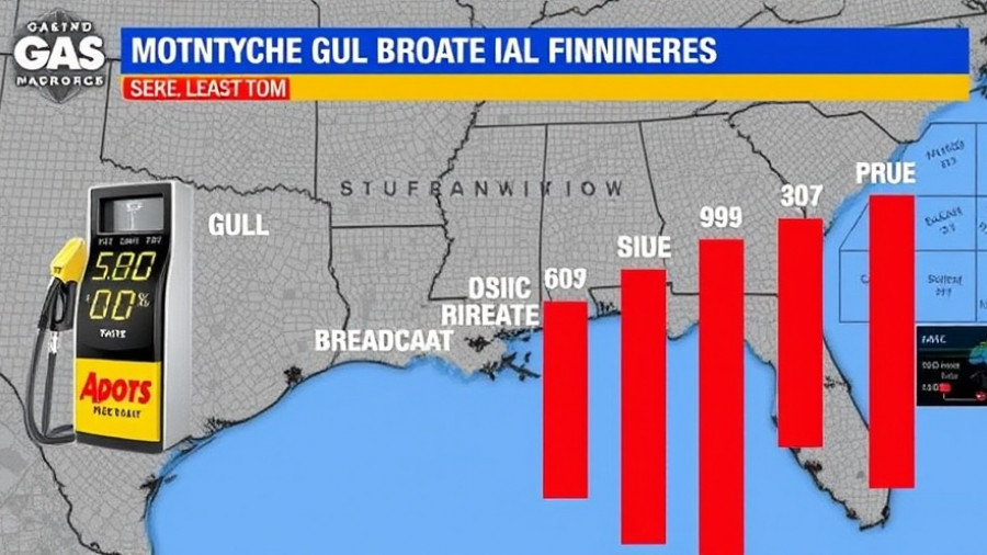 Here's how much Gulf Coast region gas prices slightly rose from last week