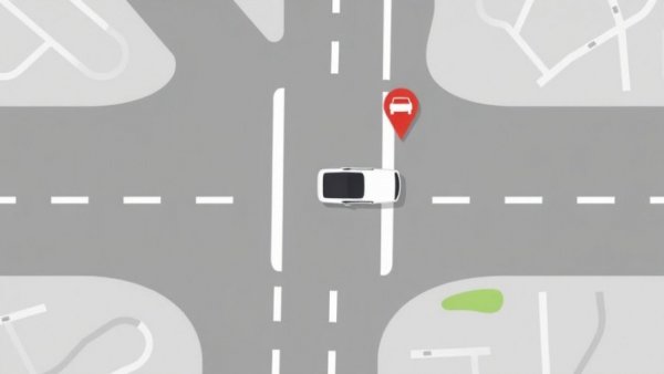 Map showing vehicle crash location near Pensacola.