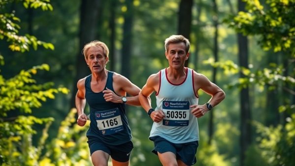 Runners at Coastal Half Marathon Orange Beach.
