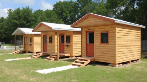 Re-Entry Alliance Pensacola prepares to house the homeless in new pallet shelters