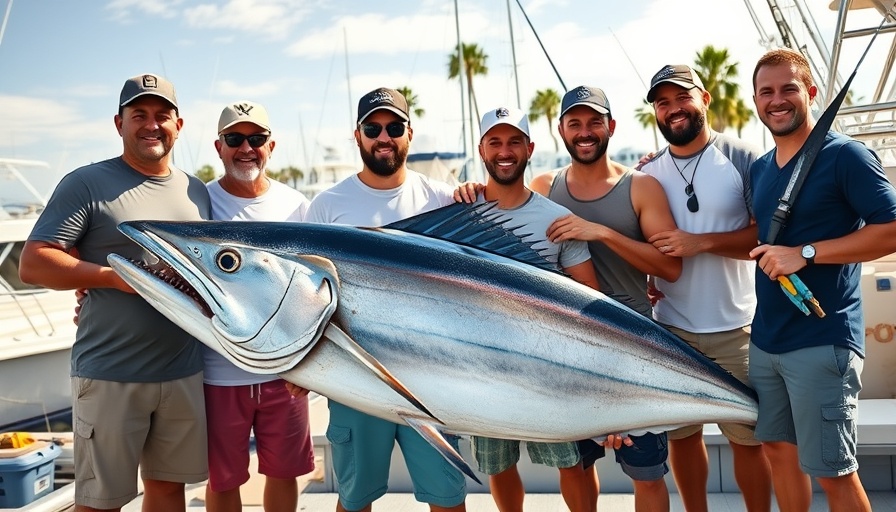 Record-breaking swordfish catch at Orange Beach marina weigh station.