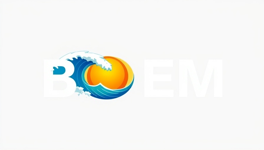 BOEM logo with ocean wave and sun, Gulf of America Offshore Energy Development.