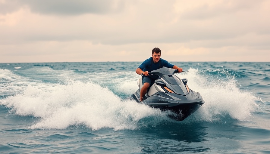Jet skiing challenges in rough ocean waves.