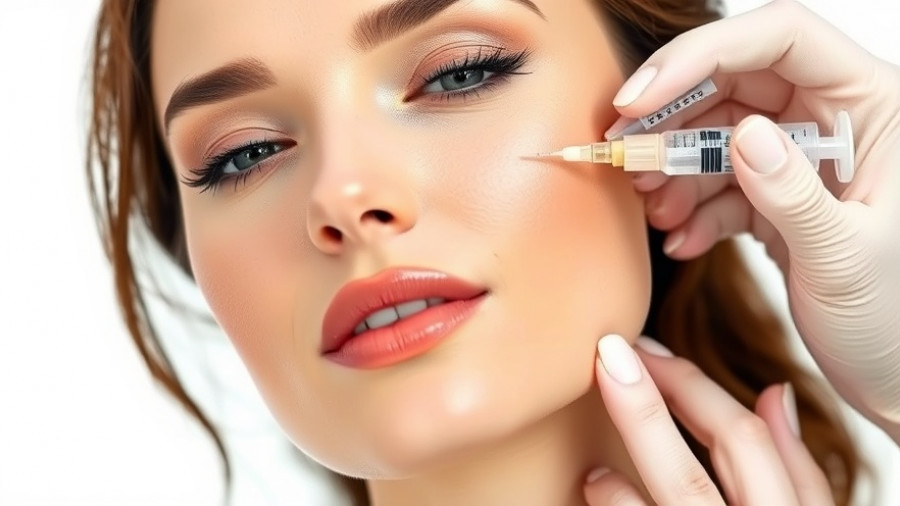 Elegant woman receiving natural-looking fillers in a bright setting.