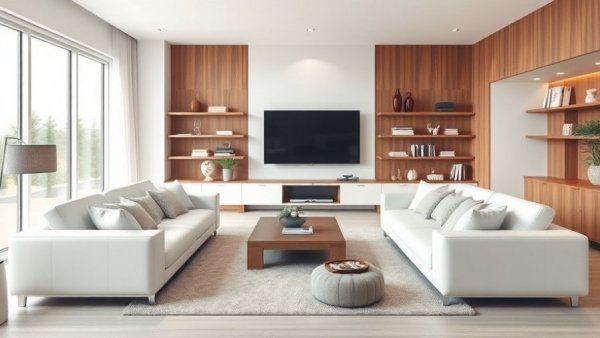 Modern living room setup to improve home comfort efficiently.
