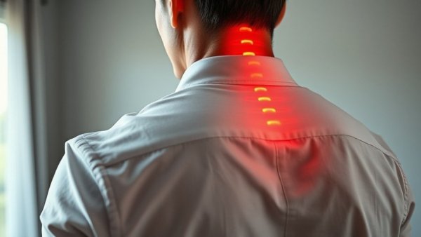 Man illustrating spine alignment for chiropractic care training.