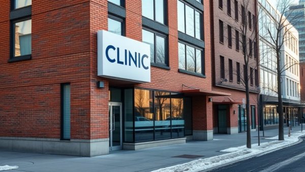 Chiropractic Care clinic exterior with signage.