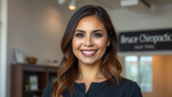 Friendly chiropractor in professional setting for chiropractic care.