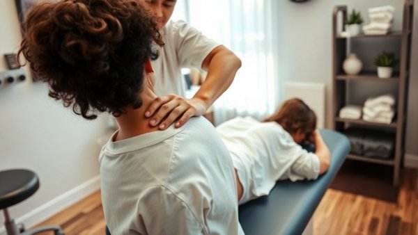 Chiropractor adjusting woman for back pain relief in Little Rock.