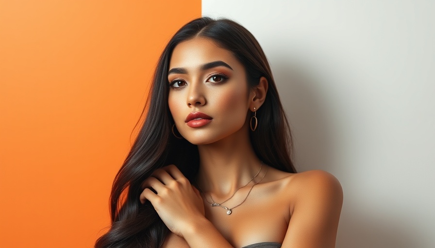 Elegant woman showcasing Hailey Bieber No-Glaze Manicure style.