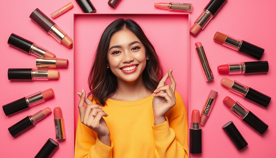 Best Blush Sticks 2025 displayed with smiling woman on pink backdrop.