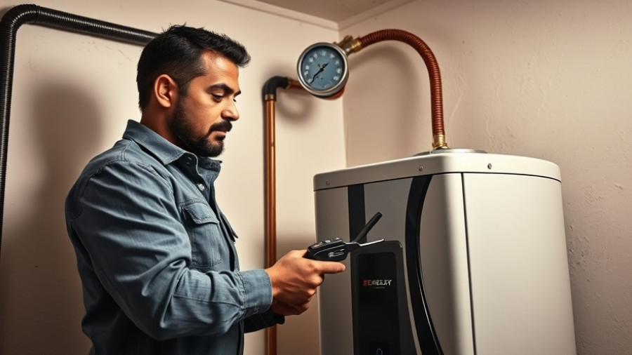 Professional adjusting hot water heater, focused on Vancouver rules 2027.