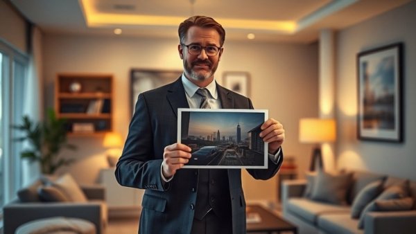 Darren Criss Returns to Maybe Happy Ending, man holds photo indoors.