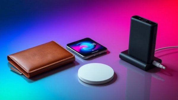 Stylish MagSafe accessories on vibrant background.