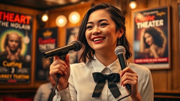 Jane Krakowski Broadway return interview in cozy theater setting.