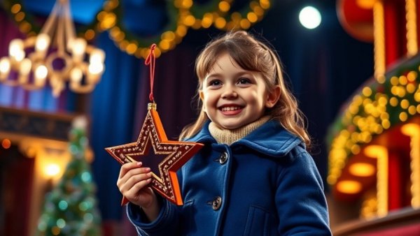 Stratford Festival 2025 scene with a joyful girl on stage.