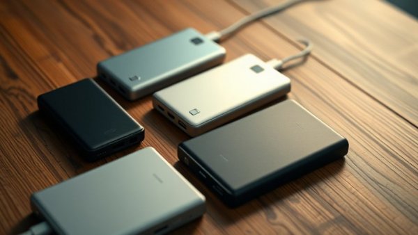 Selection of the Best MagSafe Power Banks 2025 on wood background